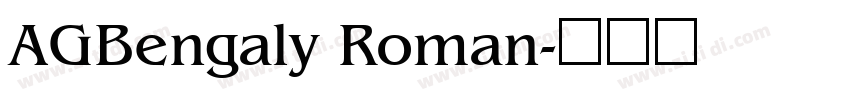 AGBengaly Roman字体转换